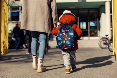 Child going to child care