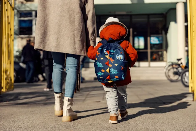 Child going to child care